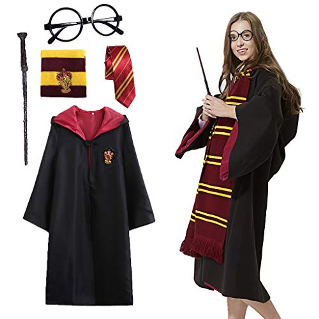 Product Amycute - Disfraz de Harry Potter, Albornoz Deluxe