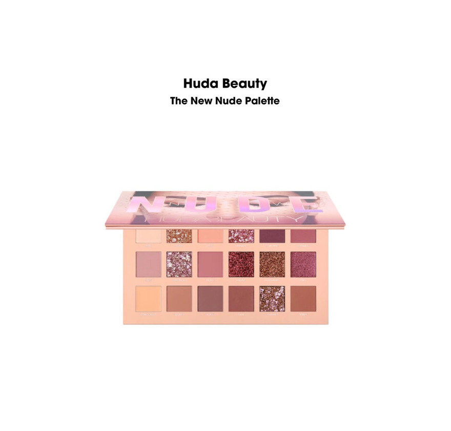 Belleza palette de sombras huda beauty