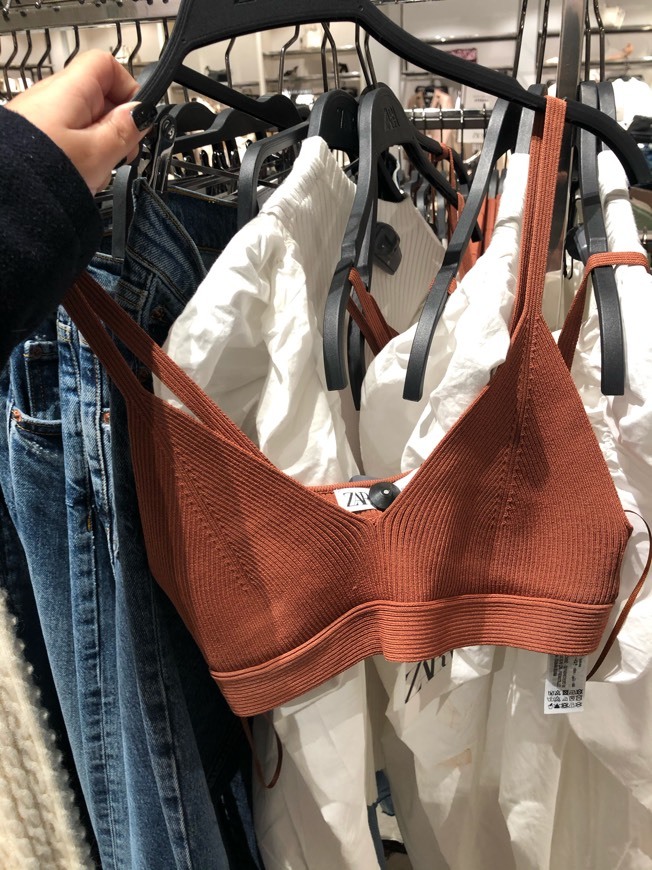 Moda top malha alças