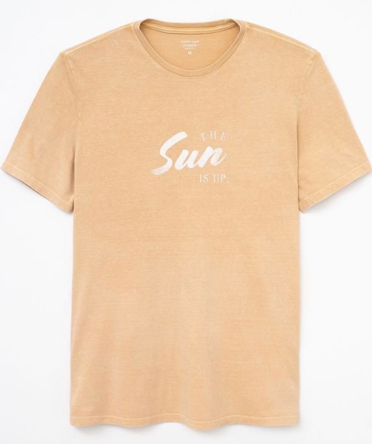 Fashion Camiseta Comfort com Estampa Sun is Up