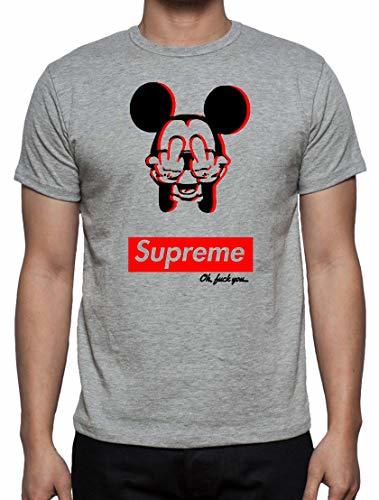 Fashion The Fan Tee Camiseta de Hombre Divertidas Mickey Supreme Dope S