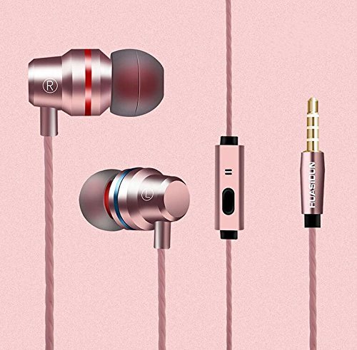 Social Auriculares in-ear edición especial auriculares de bajo claro con micrófono 3 colores