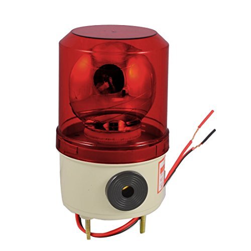 Places DealMux Sound Alarm Señal de luz roja intermitente Lámpara industrial DC 24V