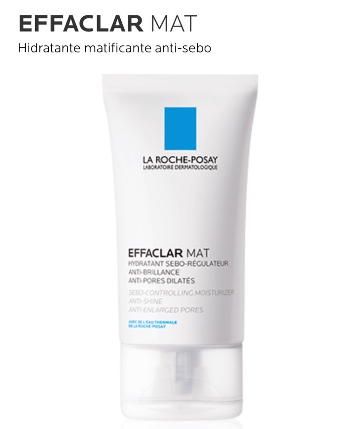 Fashion Effaclar mat: crema hidratante matificante | La Roche-Posay México