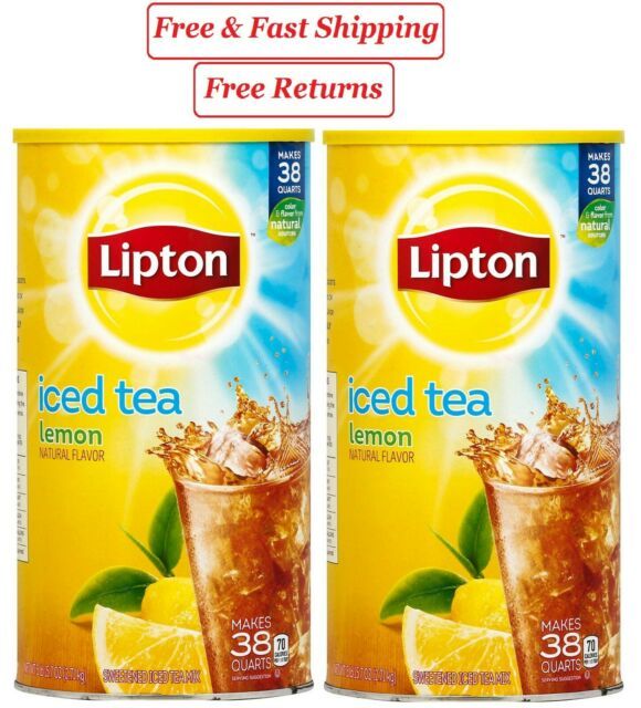 Product Lipton Lemon Flavor Sugar Sweetened Iced Tea Mix 38 Quarts