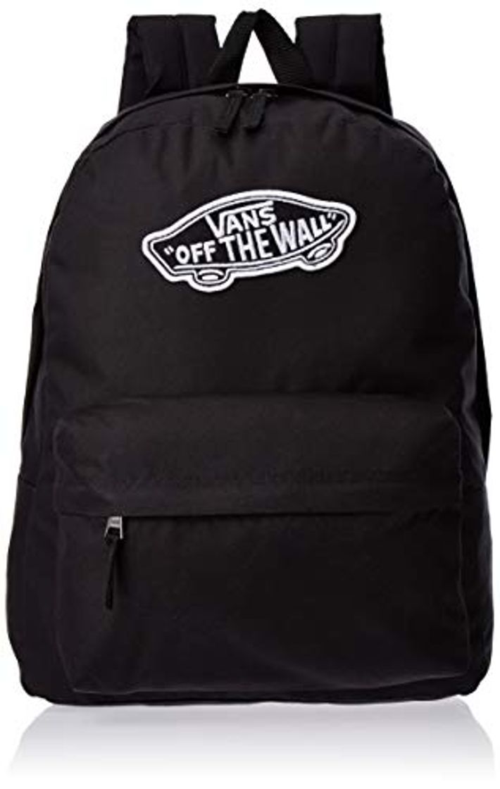 Fashion Vans Realm Backpack Mochila Tipo Casual, 42 cm, 22 Liters, Negro