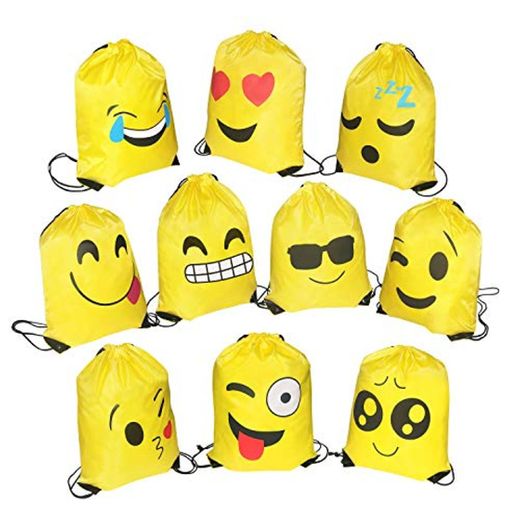 FORMIZON 10 Pack Emoji Bolsas de Cuerdas