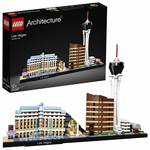 Places LEGO Architecture - Las Vegas, Set de Construcción del Skyline de la