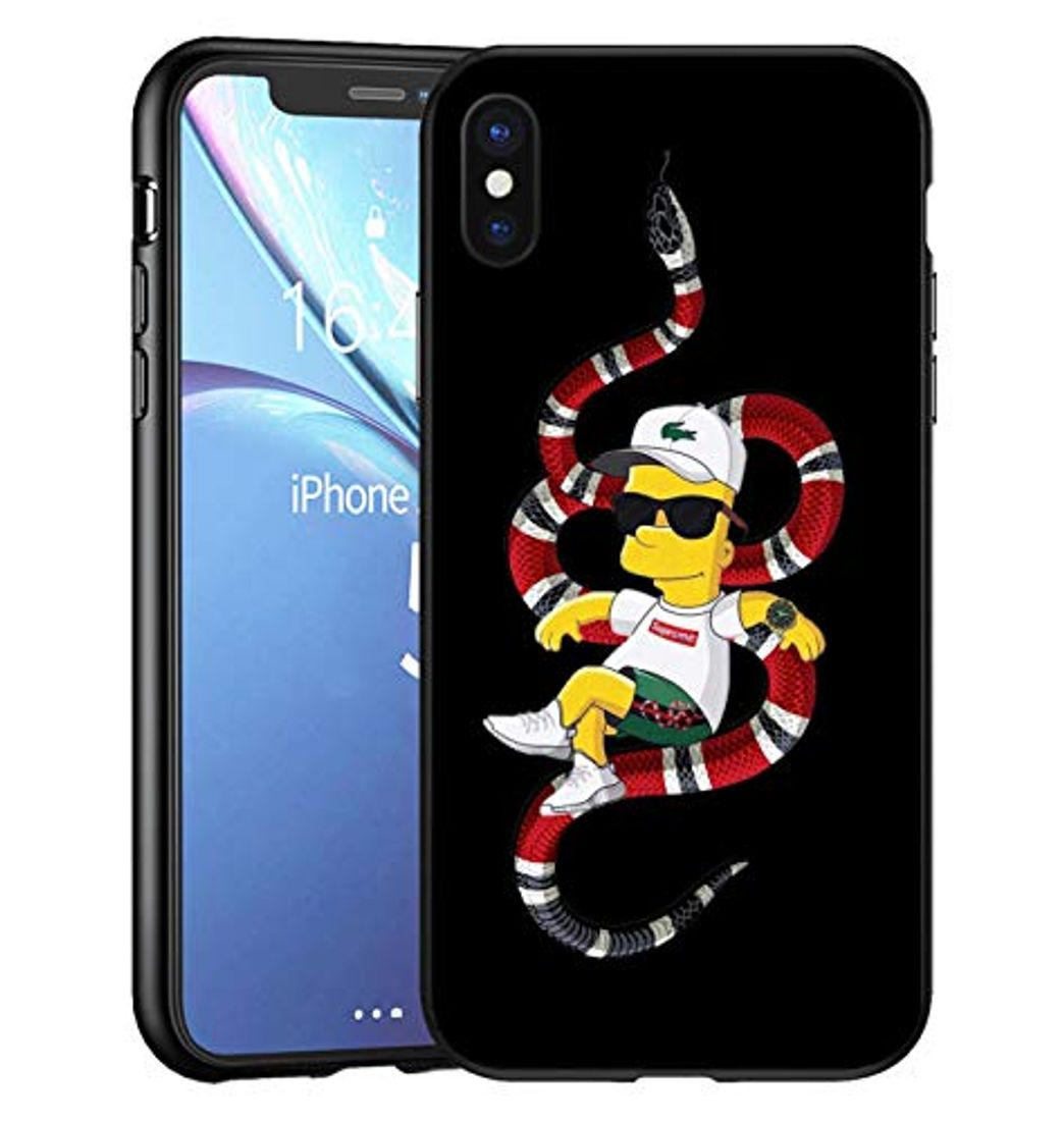 Social Toxdi GG Logo iPhone XR Funda, Carcasa Silicona Protector Anti-Choque Ultra-Delgado Anti-arañazos