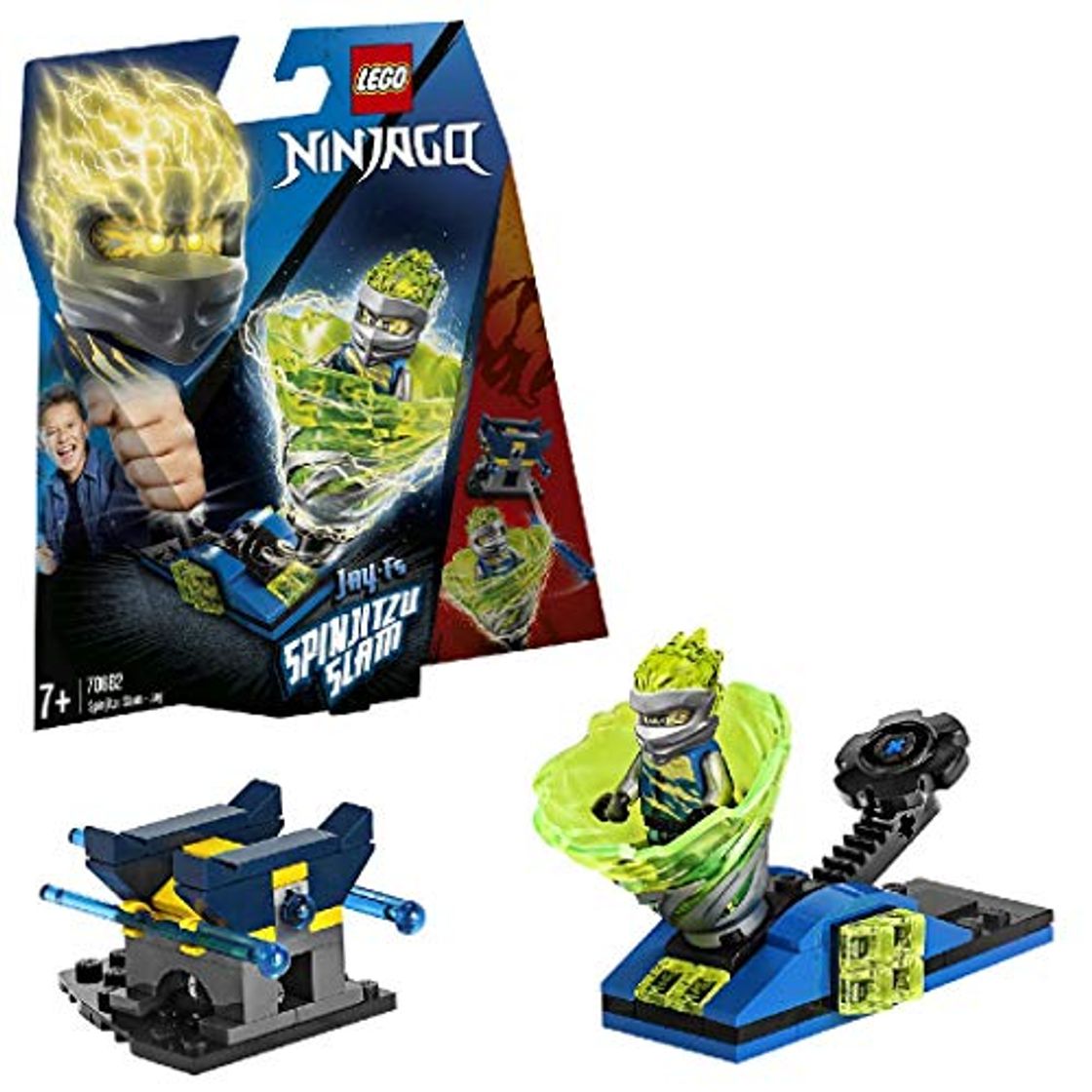 Products LEGO Ninjago - Spinjitzu Slam: Jay Peonza Ninja de Juguete para construir,