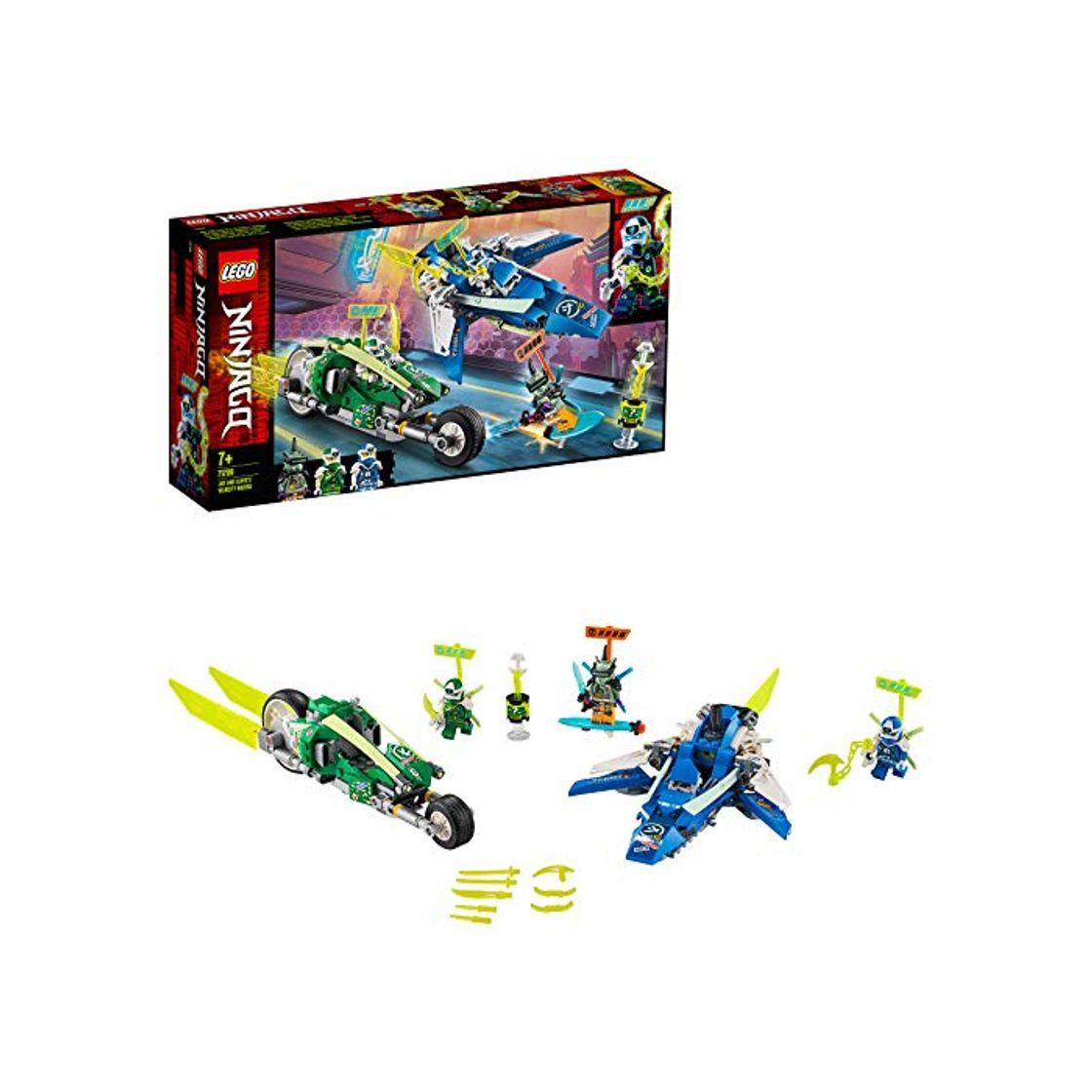 Products LEGO Ninjago - Vehículos Supremos de Jay y Lloyd, Set de Construcción