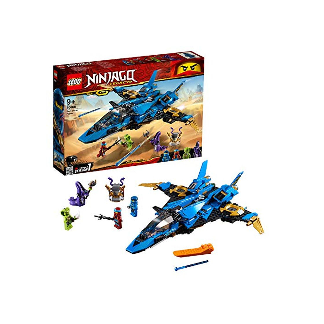 Product LEGO Ninjago - Caza Supersónico de Jay, set con avión de juguete