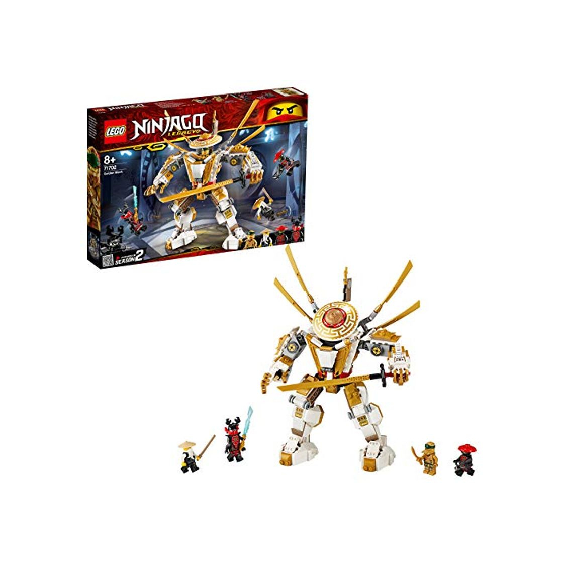 Products LEGO Ninjago - Robot Dorado, Juguete de Construcción con Figura de Acción,