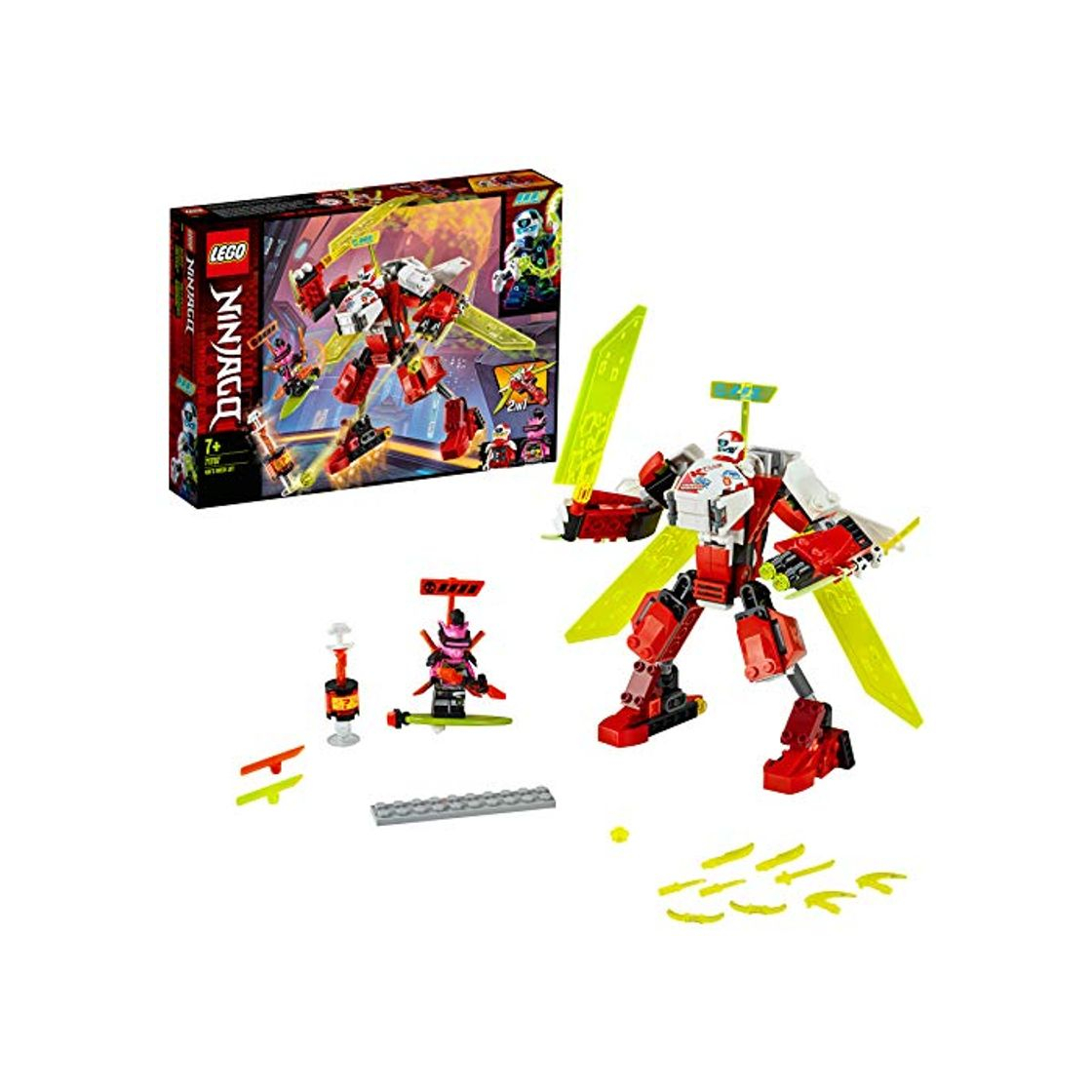 Products LEGO Ninjago - Robot-Jet de Kai, Set de Construcción 2 en 1,