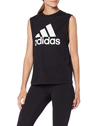 adidas W Mh Bos Tank Camiseta sin Mangas, Mujer, Black