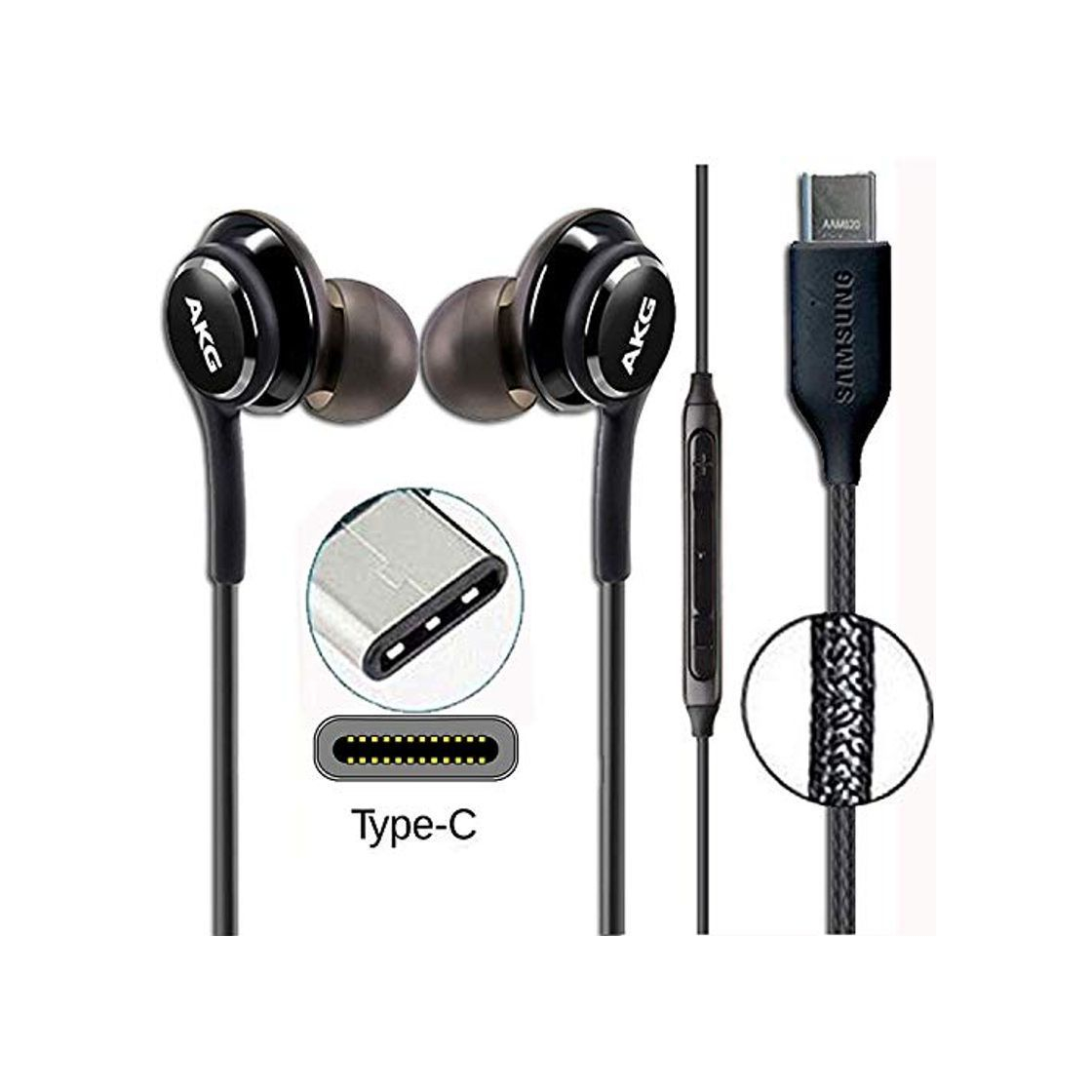 Social SAMSUNG AKG GH59-15198A - Auriculares in-Ear estéreo Tipo C Galaxy Note 10