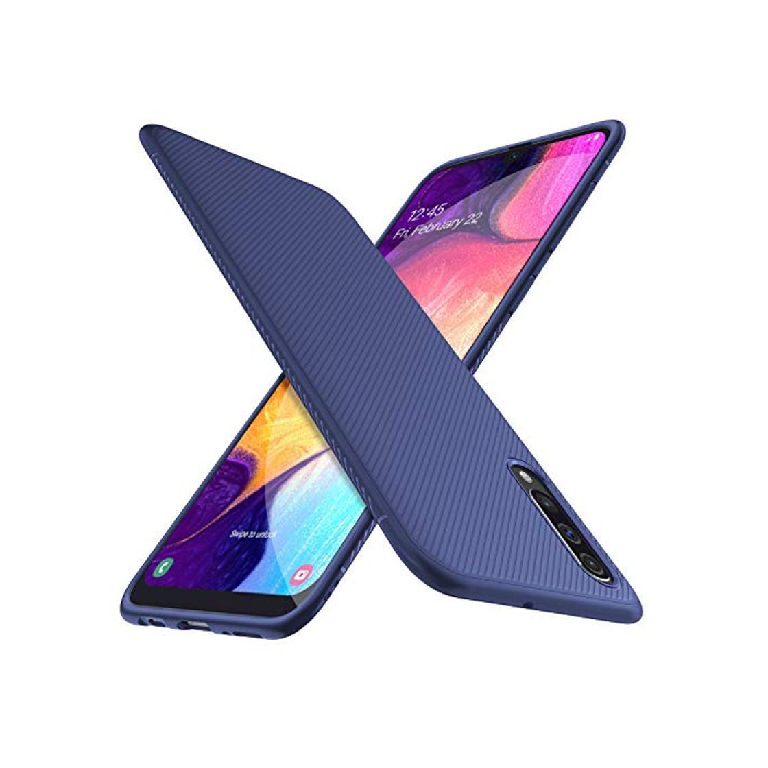 Social HOUROC Funda Samsung Galaxy A50, Funda Protectora de TPU Ultra Suave y