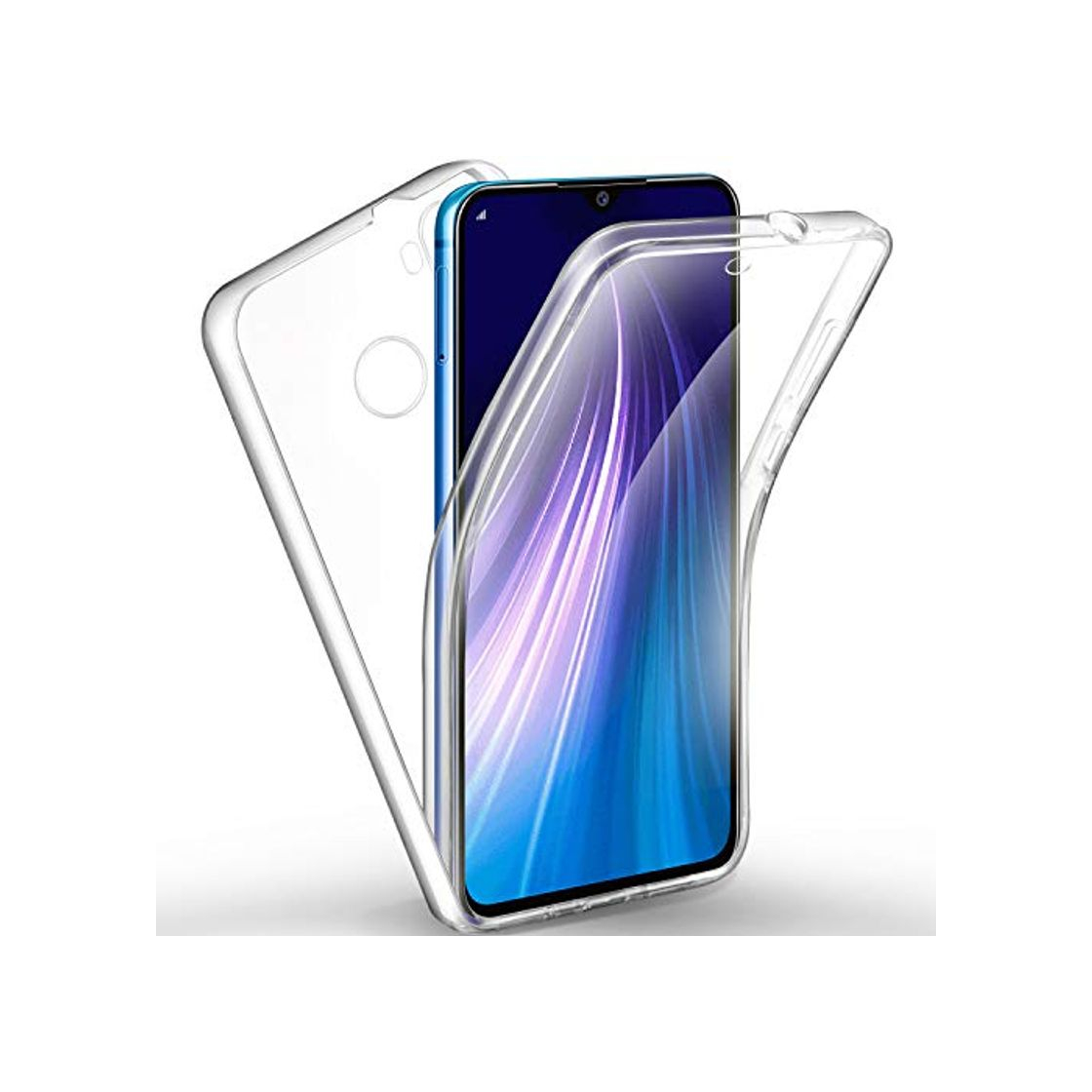 Producto AROYI Funda Xiaomi Redmi Note 8, Ultra Slim Doble Cara Carcasa Protector