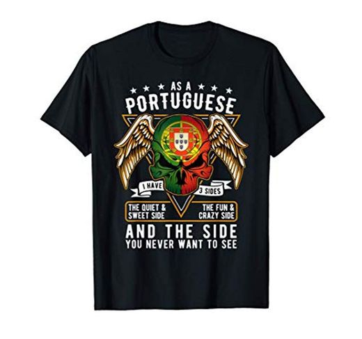 Proud to be Portuguese gifts tshirt Camiseta