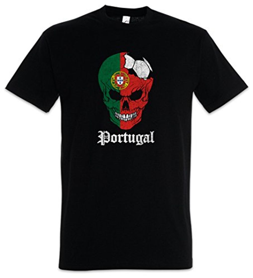 Products Urban Backwoods Portugal Football Skull I Camiseta De Hombre T