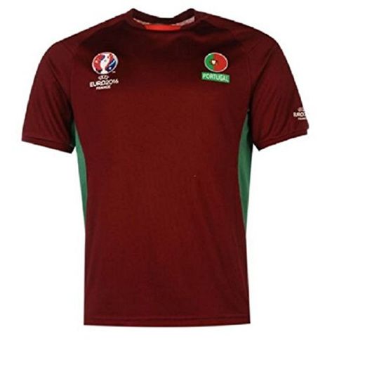 UEFA Euro 2016 – Camiseta de la selección de Portugal oficial poliéster