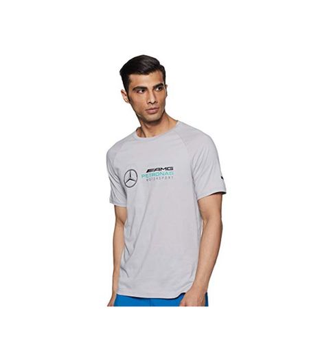 Mercedes AMG Petronas Mercedes Amg Logo tee, M Camiseta, Plateado
