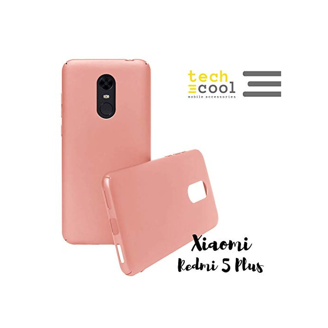 Fashion Funnytech Funda Mate Xiaomi Redmi 5 Plus [Rosa] I Carcasa Funda Diseño