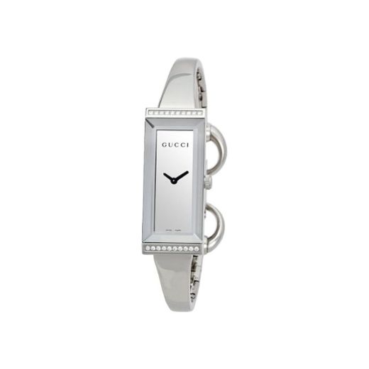 Gucci G Frame – Reloj de Pulsera analógico para Mujer Cuarzo Acero Inoxidable YA127505