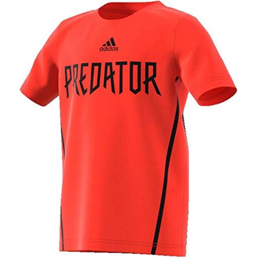 adidas YB P Camiseta, Niños, Rojo