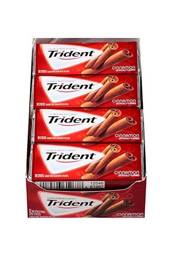 Trident Cinnamon Sugar Free Gum 18 Sticks