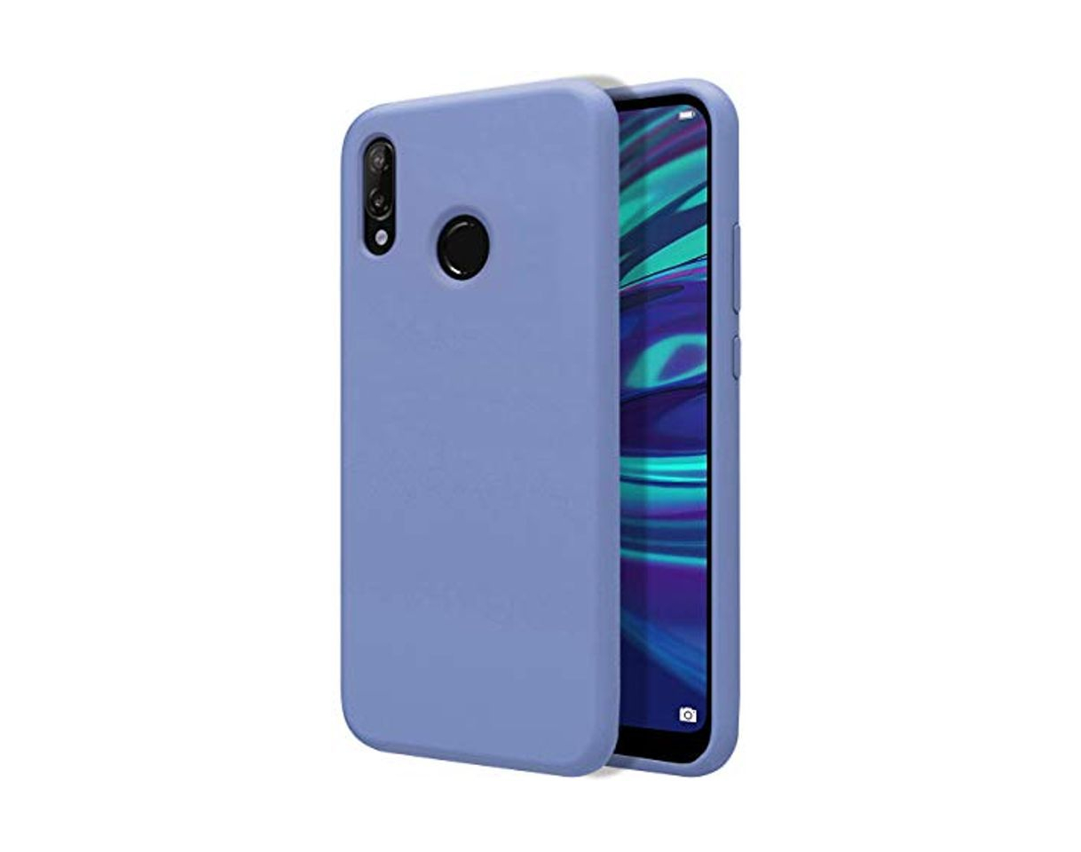 Product Funda Silicona Líquida Ultra Suave para Huawei Y7 2019 Color Azul Celeste