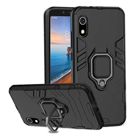 Ferilinso Funda para Xiaomi Redmi 7A,Elegante Armadura híbrida Robusta Funda de Doble