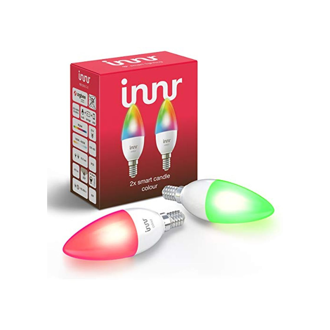 Products Innr Bombilla LED conectada, E14, color, RGBW, works with Philips Hue*