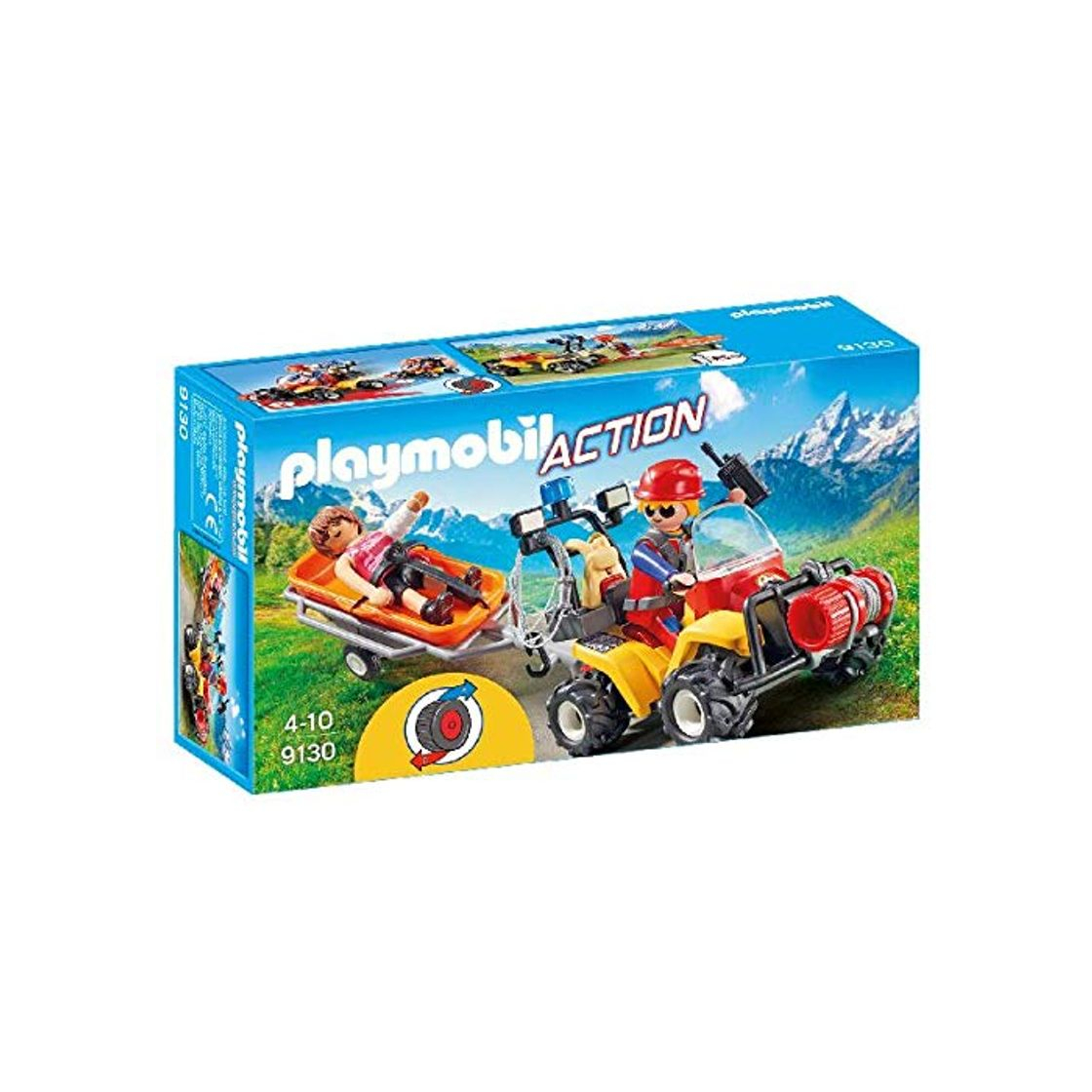 Producto Playmobil-9130 Quad de Rescate de Montaña