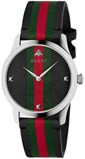 Reloj Gucci YA1264079 Negro Acero 316 L Unisex