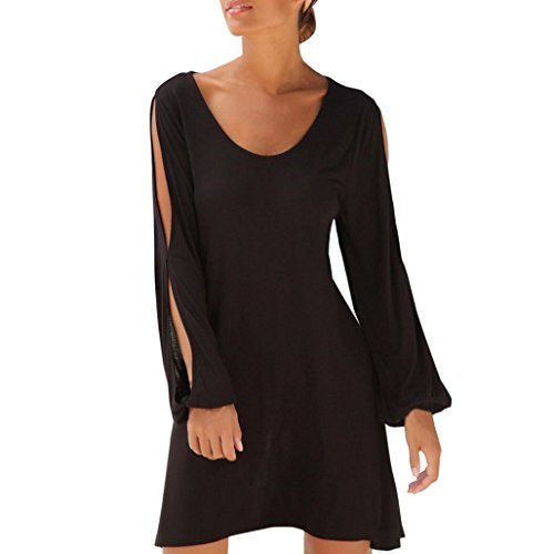 Lugar Vestido Corto Sexy Mujer Mini Vestido de Playa Moda Vestido Casual de