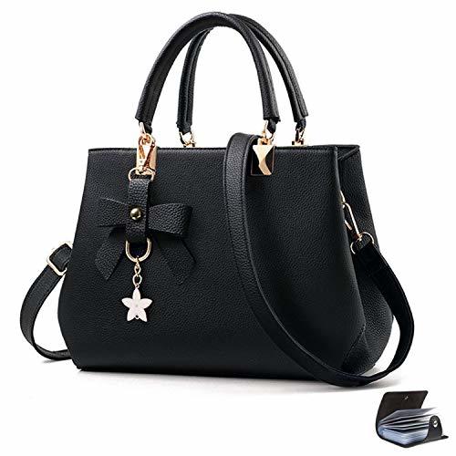 Product URAQT Bolsos de Mujer, Bolso Señora Tote, PU Piel Bolso de Hombro