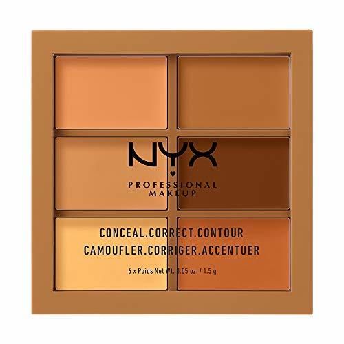 NYX Professional Makeup Paleta de correctores y contouring Conceal, Correct, Contour Palette,