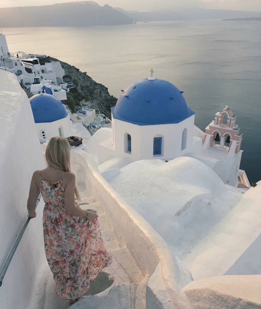 Lugar Blue Dome Church Santorini