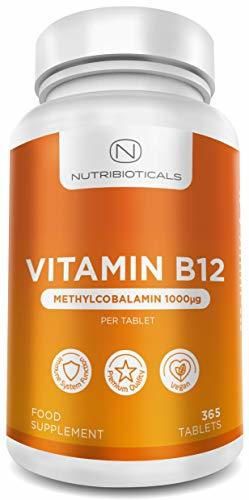 Vitamina B12 Metilcobalamina 1000mcg 365 Tabletas (Suministro para 12 Meses)
