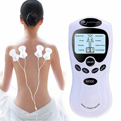 4 Electrodo Cuidado de la Salud Terapia de acupuntura eléctrica Massageador Pulso