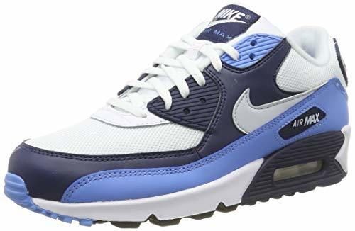 Nike Air MAX 90 Essential, Zapatillas de Gimnasia para Hombre, Blanco