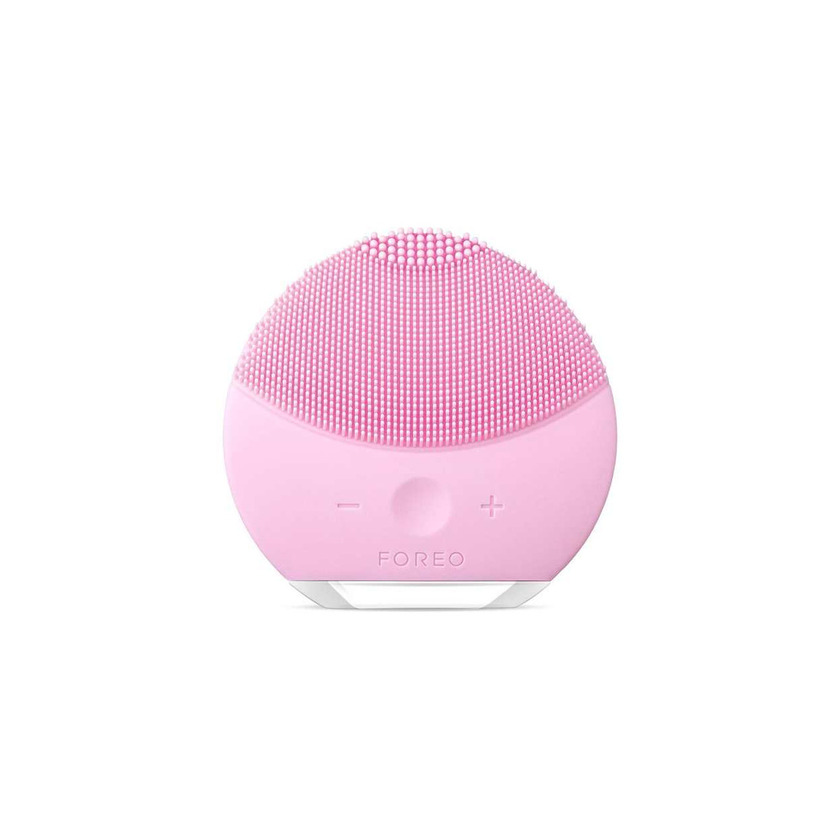 Social FOREO LUNA Mini - Cepillo exfoliante facial con limpiador sónico eléctrico que