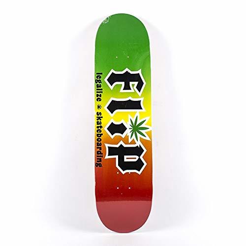 Social Flip HKD Legalize Rasta 8.25" Skateboard Deck