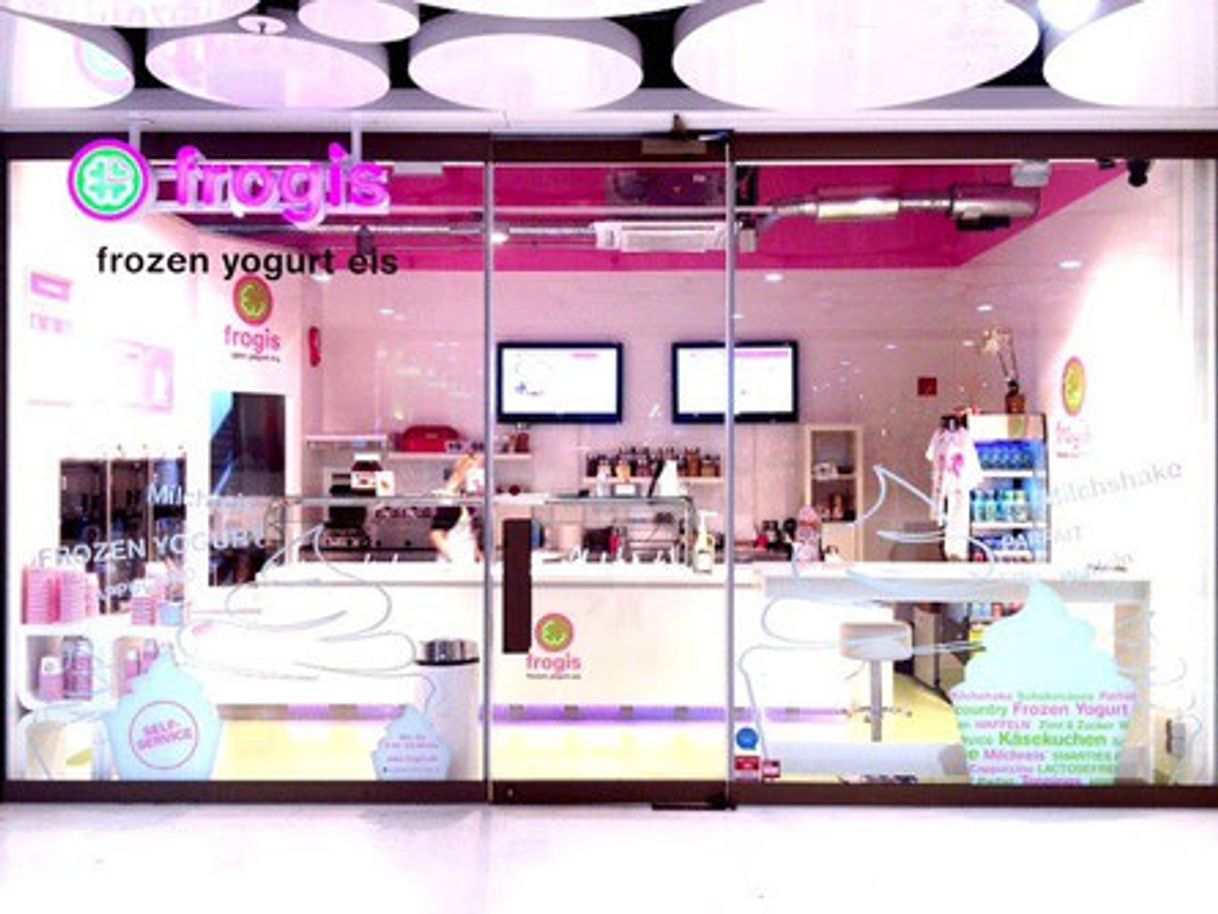 Restaurantes frogis frozen yogurt eis & Eggwaffle / Schokifaktur