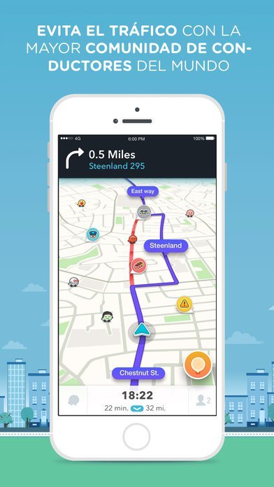 App Waze - GPS e Trânsito