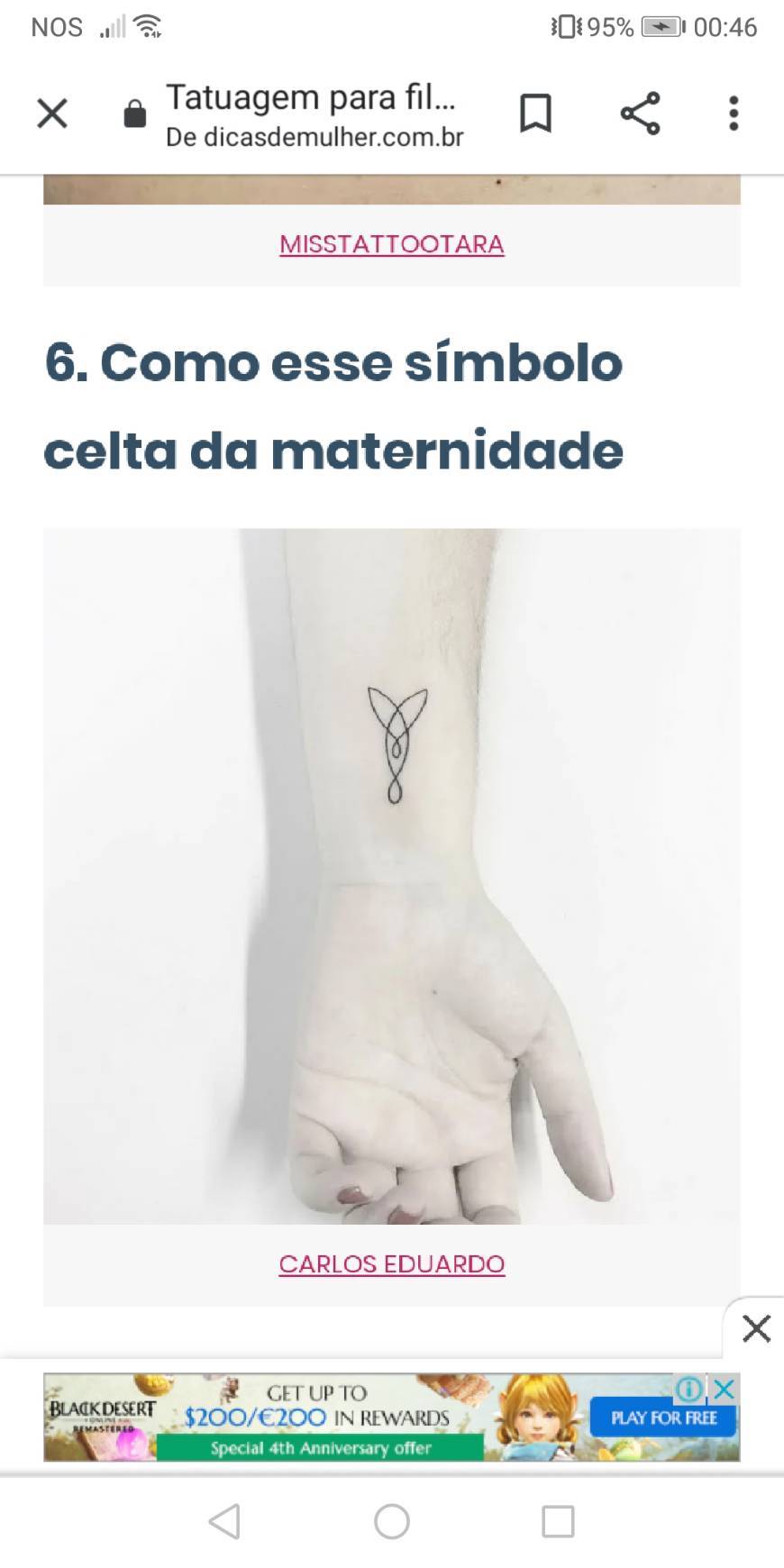 Moda Ideias de tattos a dedicar para o nossos filhos 💙