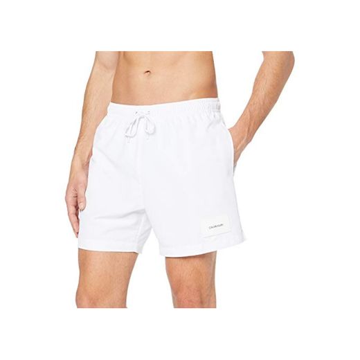 Tommy Hilfiger Medium Drawstring Bañador de natación, Blanco