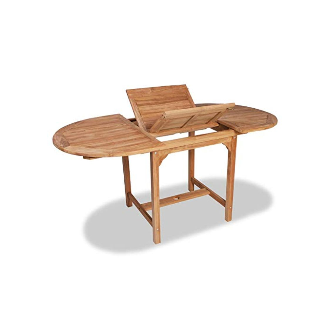 Producto vidaXL Madera Teca Mesa Extensible Jardín