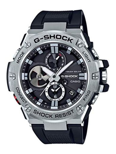 Casio Men's 'G-Shock' Quartz Resin Dress Watch, Color:Black